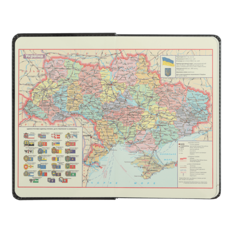 Щоденник недатований Vienna, A5, 288 стр., червоний, BM.2018-05 6