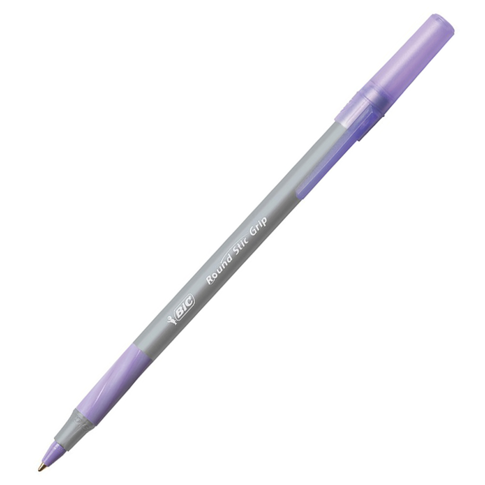 Ручка кулькова фиолетова Round Stic 0,32 мм, bc920412 BIC