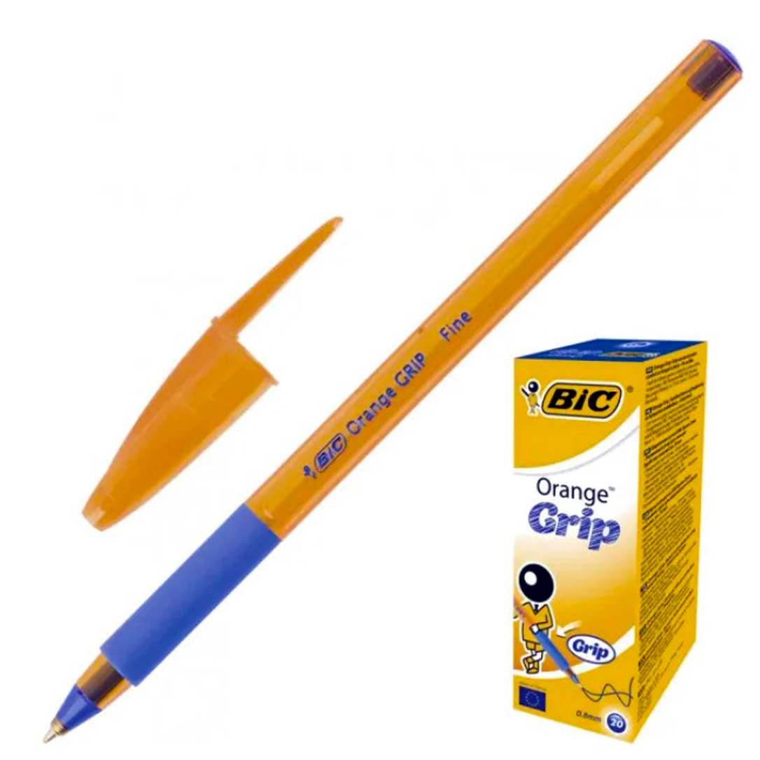 Ручка кулькова синя Orange grip fine BIC *** 4