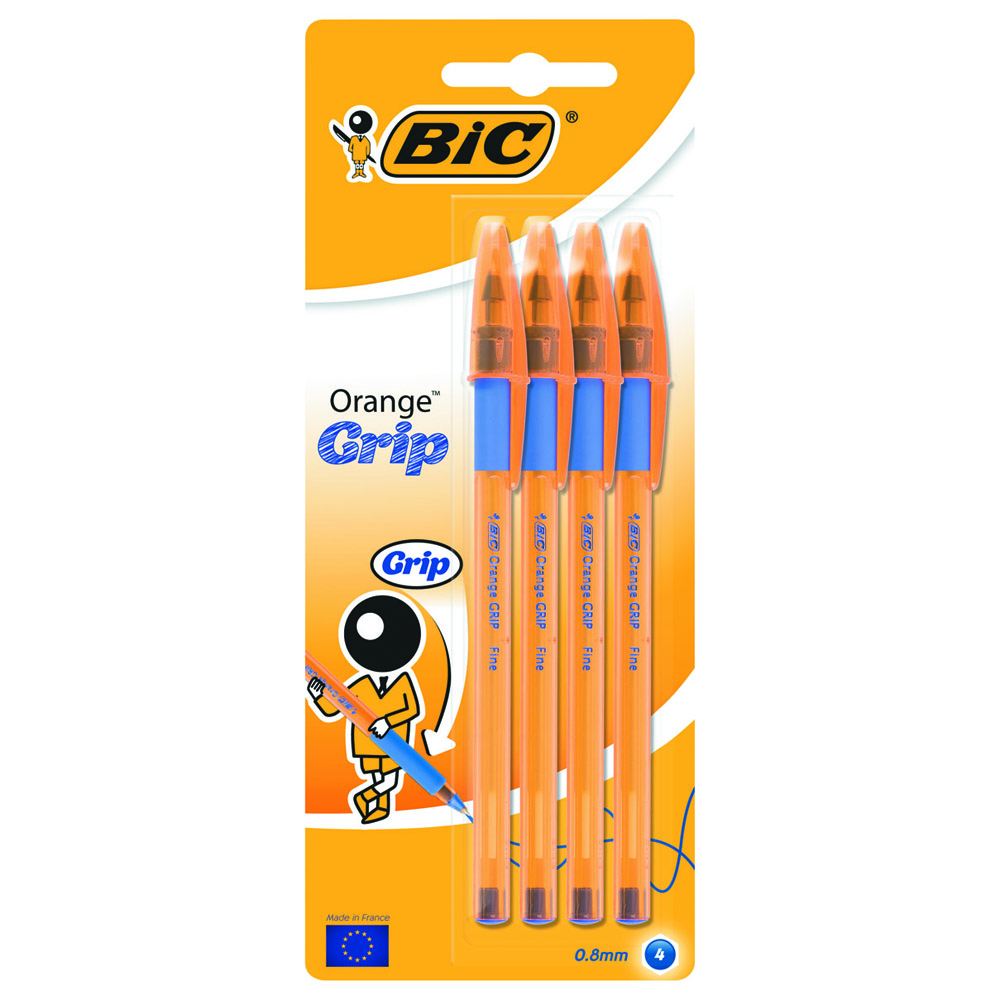 Ручка кулькова синя Orange grip fine BIC *** 6