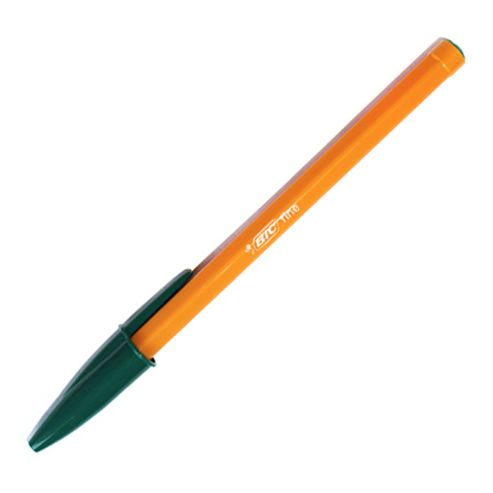 Ручка кулькова зелена Orange fine BIC