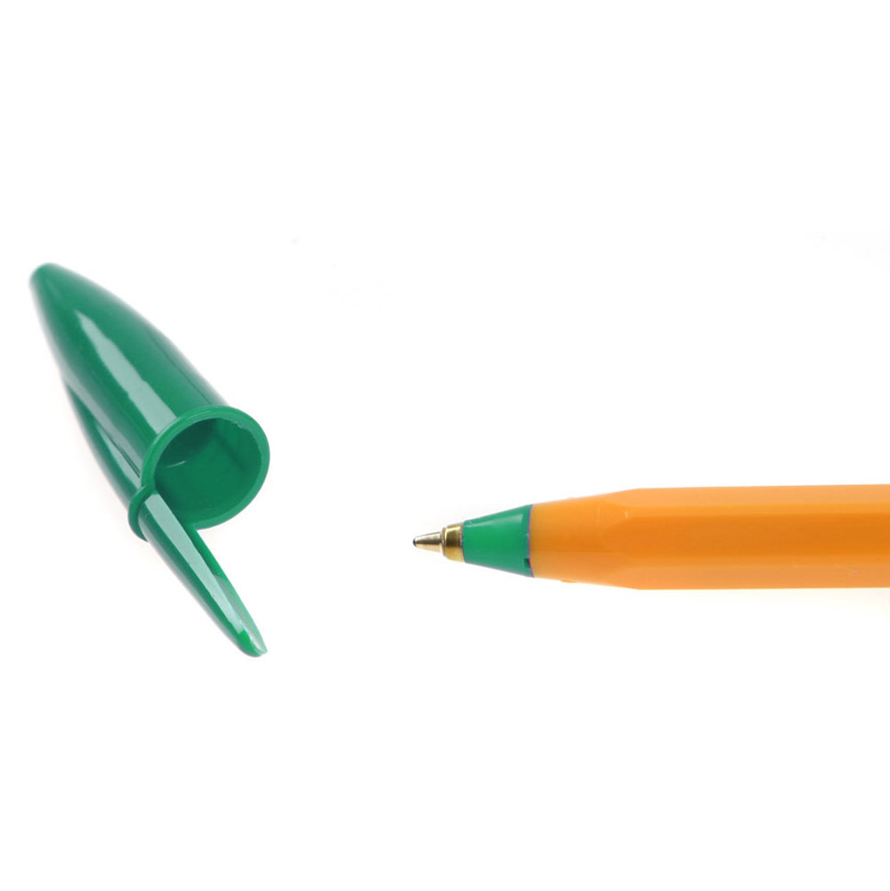 Ручка кулькова зелена Orange fine BIC 2