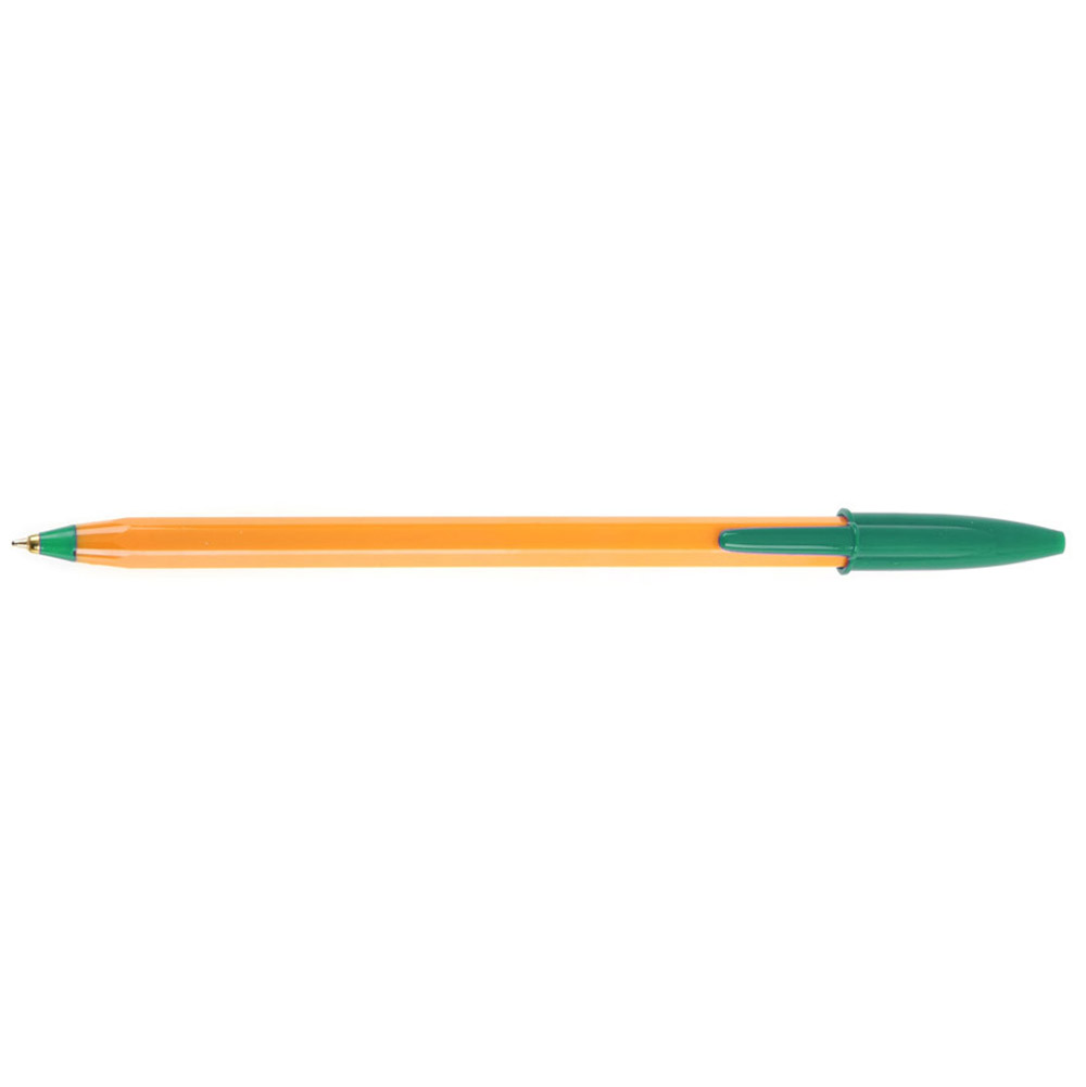 Ручка кулькова зелена Orange fine BIC 4