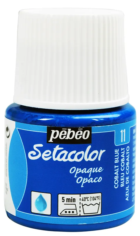 Краска для светлых тканей Setacolor 45 мл непрозрачная блестящая, сливовая, 295-067 Pebeo