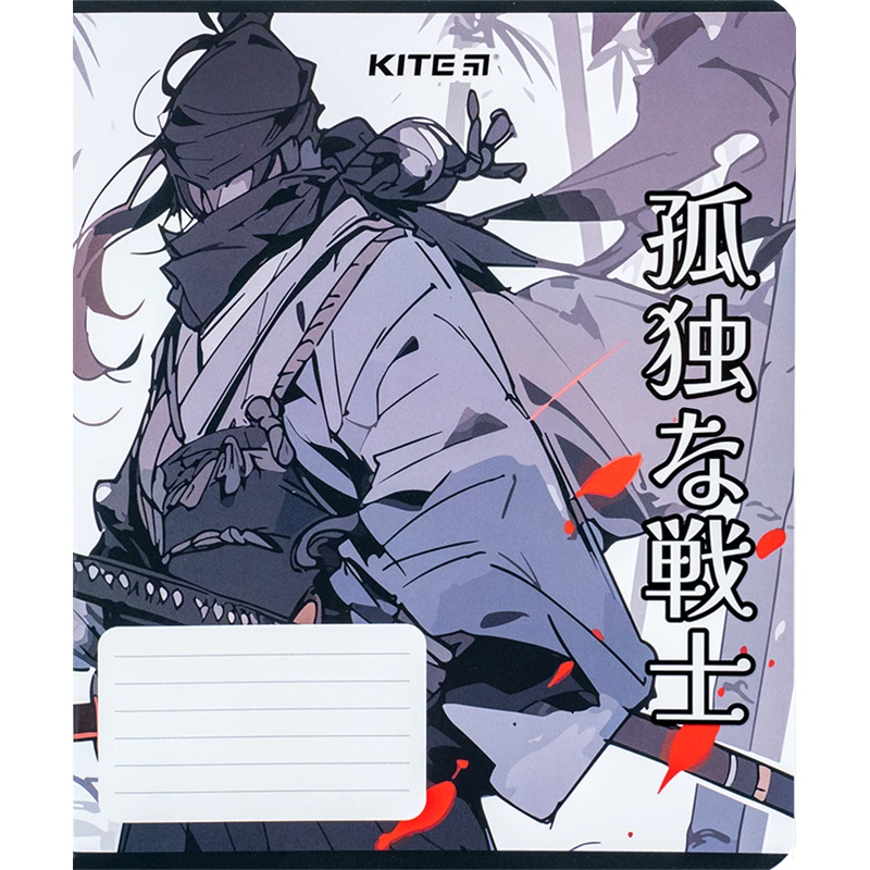 Зошит 18 арк., лін., софт-тач + УФ лак, Kite Anime, K24-237 5