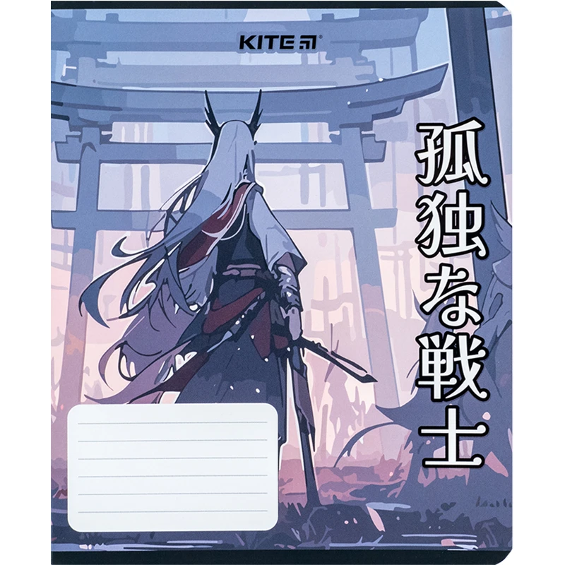 Зошит 18 арк., лін., софт-тач + УФ лак, Kite Anime, K24-237 7
