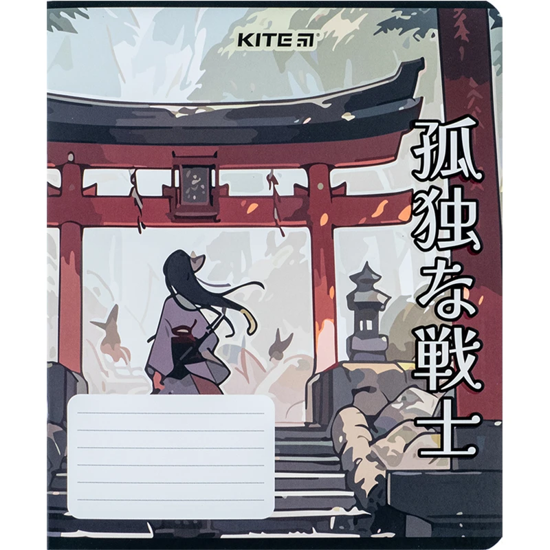 Зошит 18 арк., лін., софт-тач + УФ лак, Kite Anime, K24-237 9