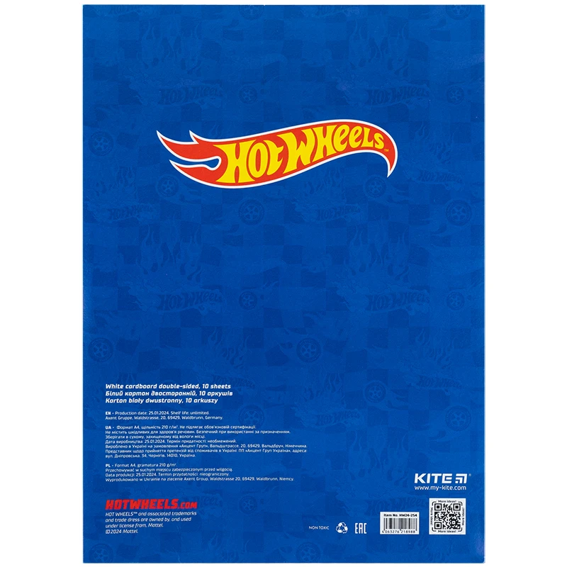 Картон білий 10 арк. A4, HW, HW24-254 3
