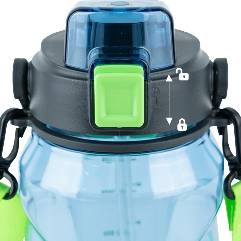Пляшечка для води 1500 мл, синя, K24-1202-1 5