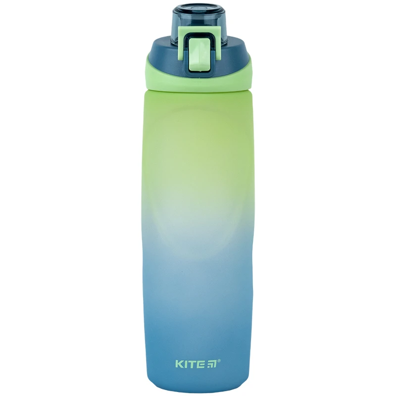 Пляшечка для води 760 мл, синьо-салатова, K24-1200-3
