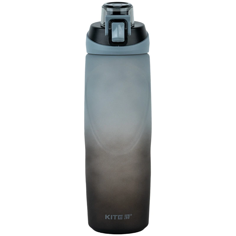 Пляшечка для води 760 мл, сіро-чорна, K24-1200-1