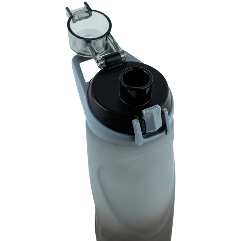 Пляшечка для води 760 мл, сіро-чорна, K24-1200-1 2