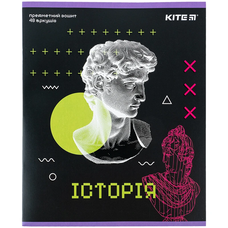 Зошит 48 кл, Предметка - Історія, УФ лак, Neo, K24-240-12