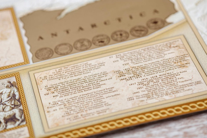 Скретч карта My Map Antique edition, 88*63 см (англ.+укр. яз.) ТМ "My Gift" 7