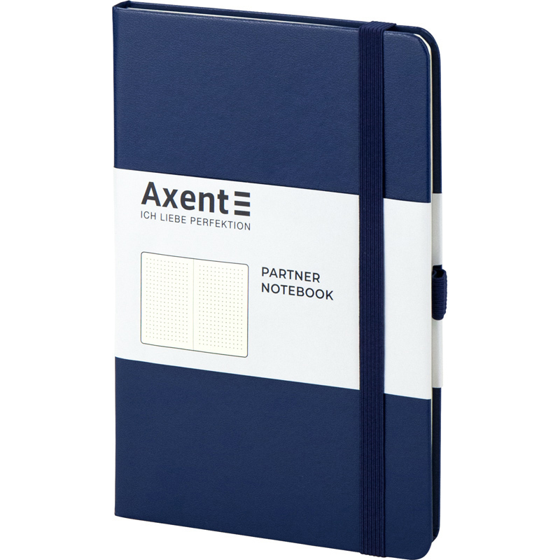 Книга записна Partner 96 арк. 125*195, крап., синя, 8306-02-A 1