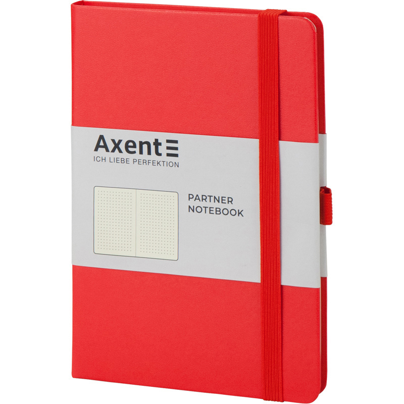 Книга записна Partner 96 арк. 125*195, крап., червона, 8306-05-A 1