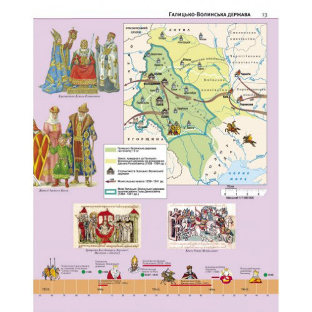 Атлас. Історія України 5 кл., 1608 1