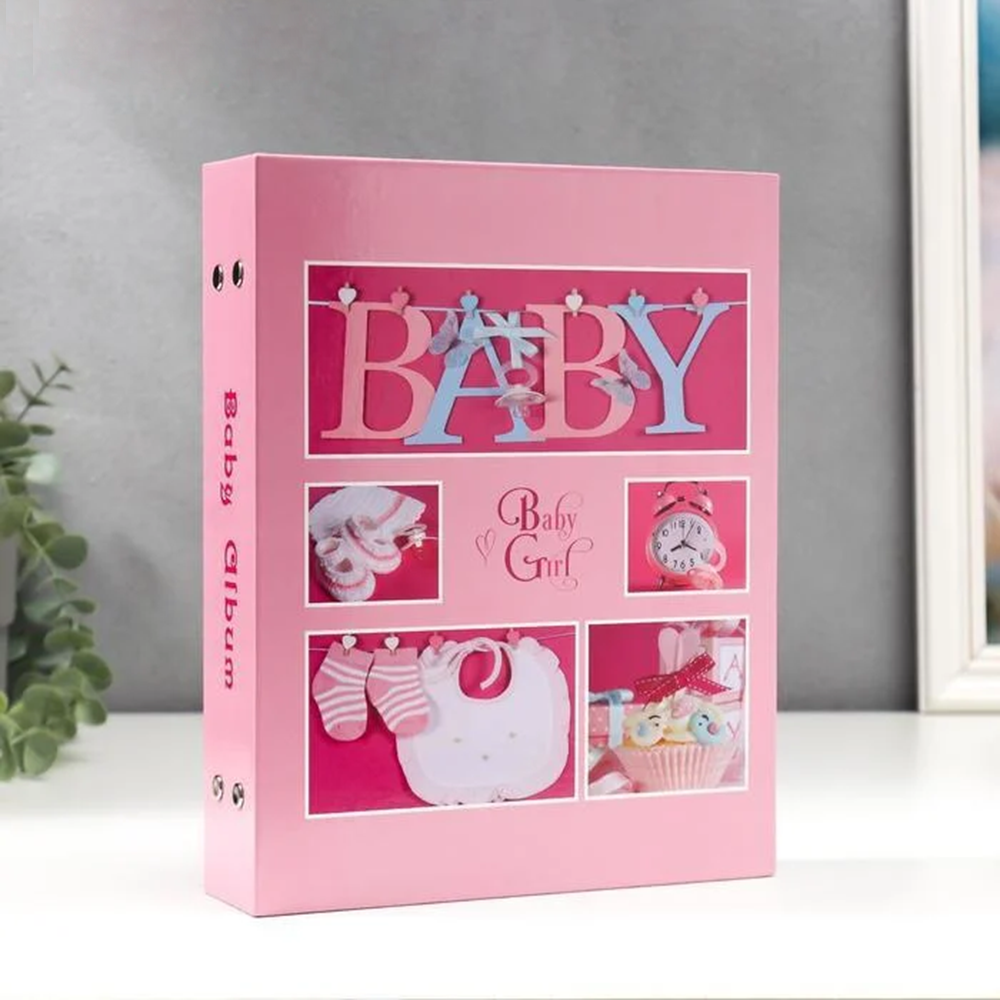 Фотоальбом EVG 20sheets Baby collage Pink w/box 22