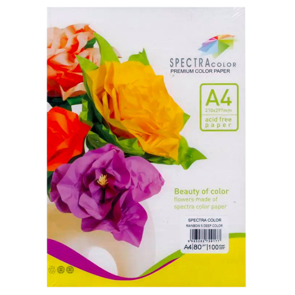Бумага А4 100 л, 80 г/м², интенсив, Spectra Color IT 82 "А"