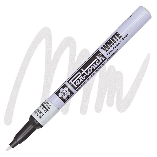 Маркер Pen-Touch Білий, тонкий 1 мм, Sakura 1