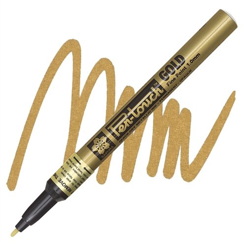 Маркер Pen-Touch Золото, тонкий 1 мм, Sakura 1