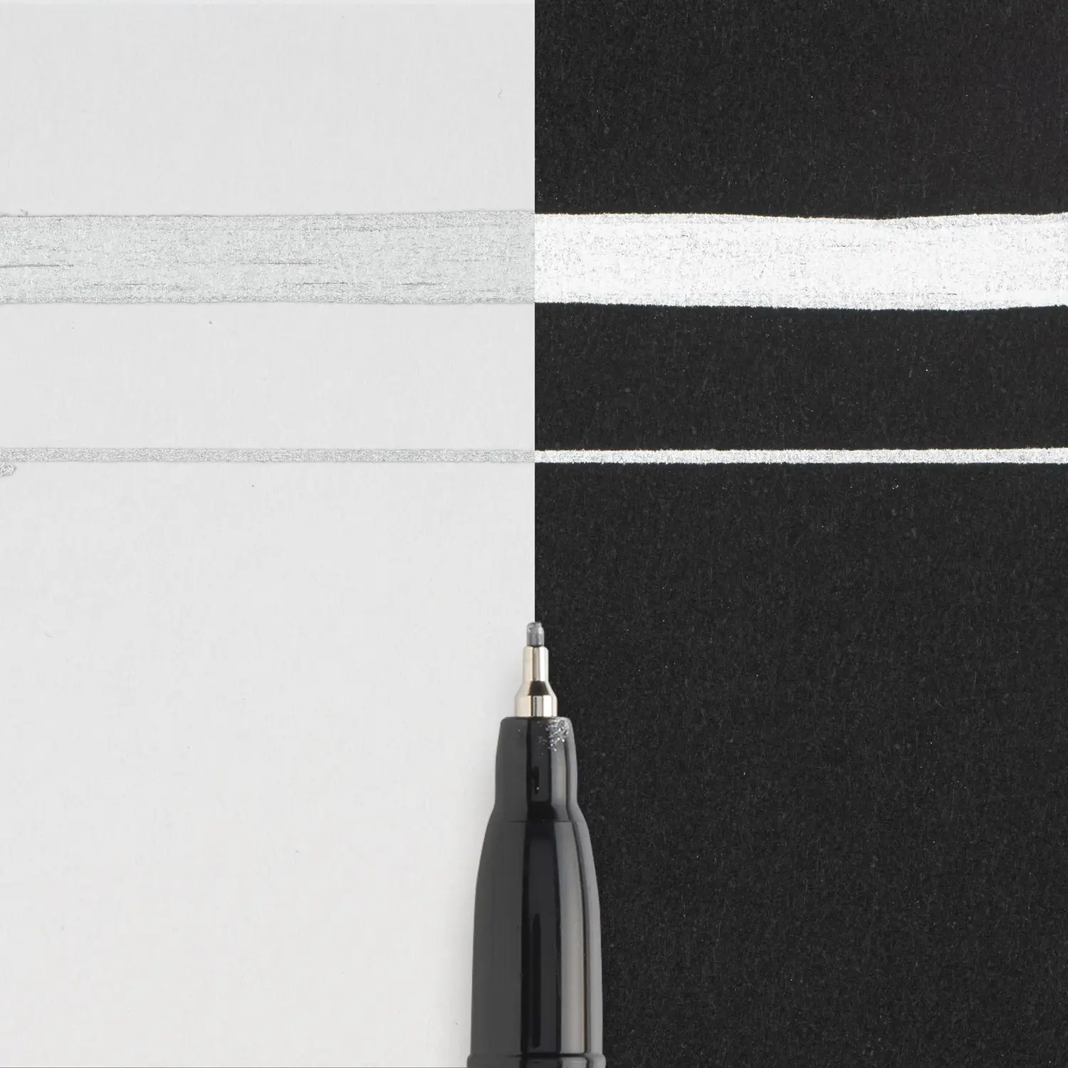 Маркер Pen-Touch Серебро, тонкий 0,7 мм, Sakura 3