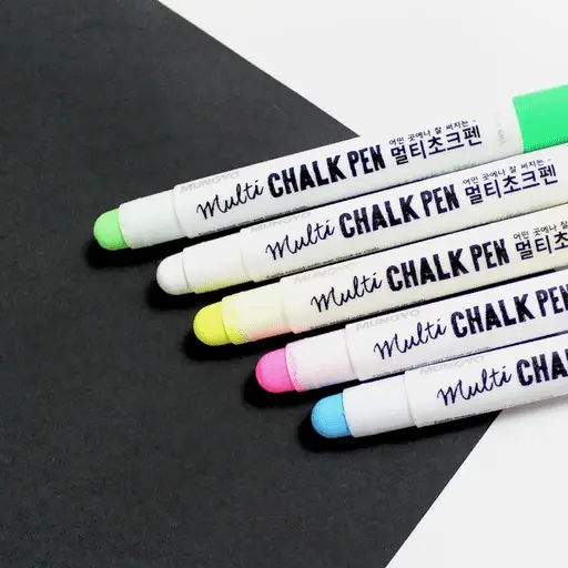 Маркер крейдовий Multi Chalk Pen, Білий, Mungyo 2