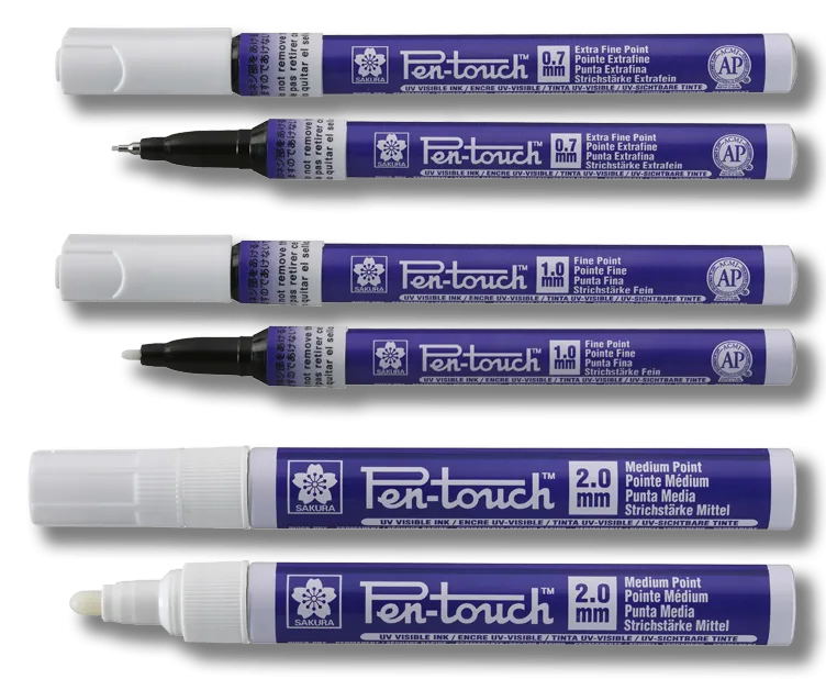 Маркер Pen-Touch Голубой, ультрафиолетовый, тонкий 0,7 мм, Sakura 1