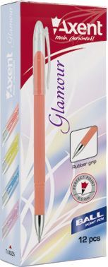 Ручка шариковая Glamour, синяя AB1026 Axent *** 2
