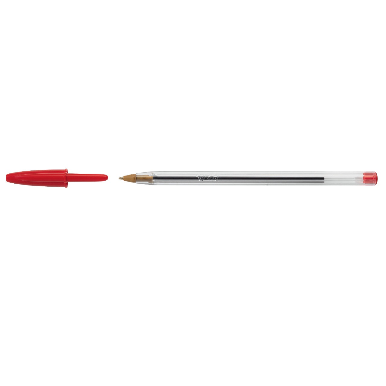 Ручка кулькова червона Cristal (прозора), bc847899 BIC *** 2