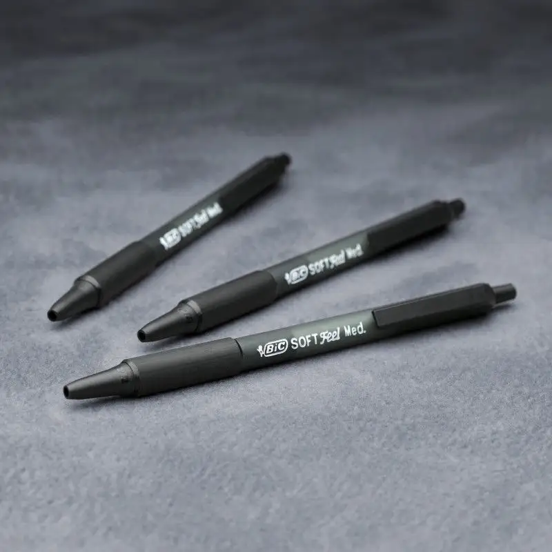 Ручка кулькова чорна Soft feel Клик BIC, 893220 4