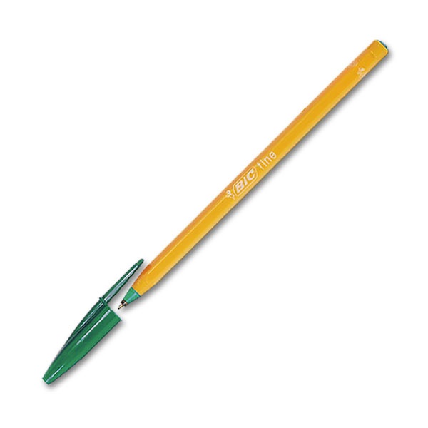 Ручка кулькова зелена Orange fine BIC 7