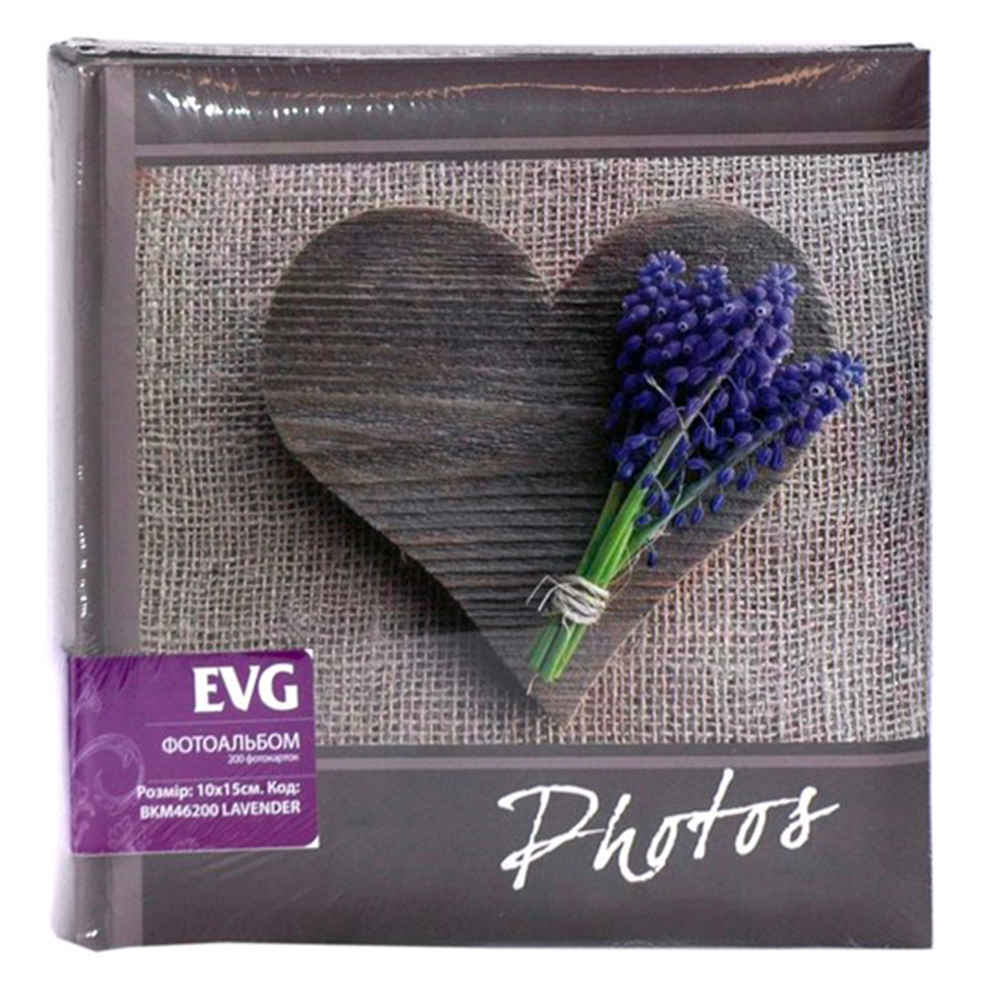 Фотоальбом EVG 10*15*200 BKM46200 Lavender