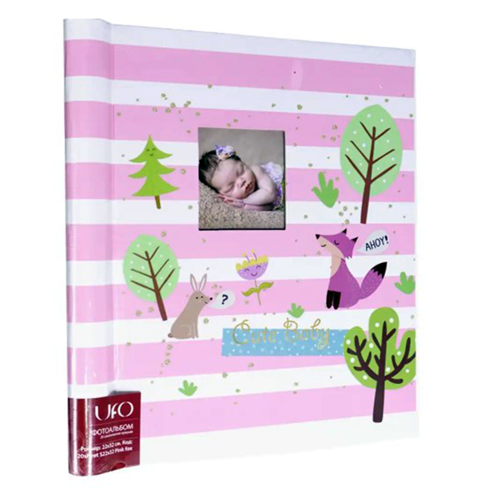 Фотоальбом Ufo 20sheet S22*32 Pink fox