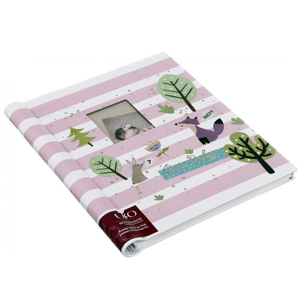 Фотоальбом Ufo 20sheet S22*32 Pink fox 2