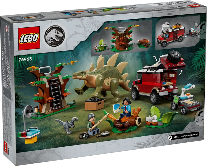 Конструктор Lego Jurassic World "Миссии динозавров: Находка стегозавра", 76965 1