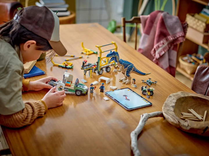 Конструктор Lego Jurassic World "Миссии динозавров: Грузовик для перевозки аллозавра", 76966 9