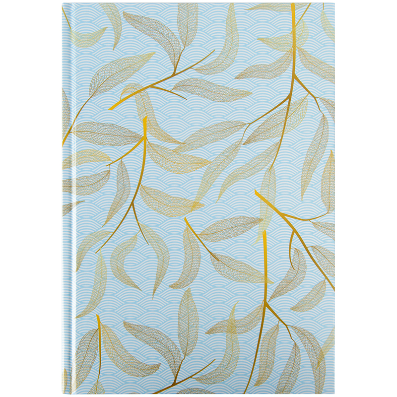 Книга записная Waves А4 96 л, клетка, голубая, 8422-560-A