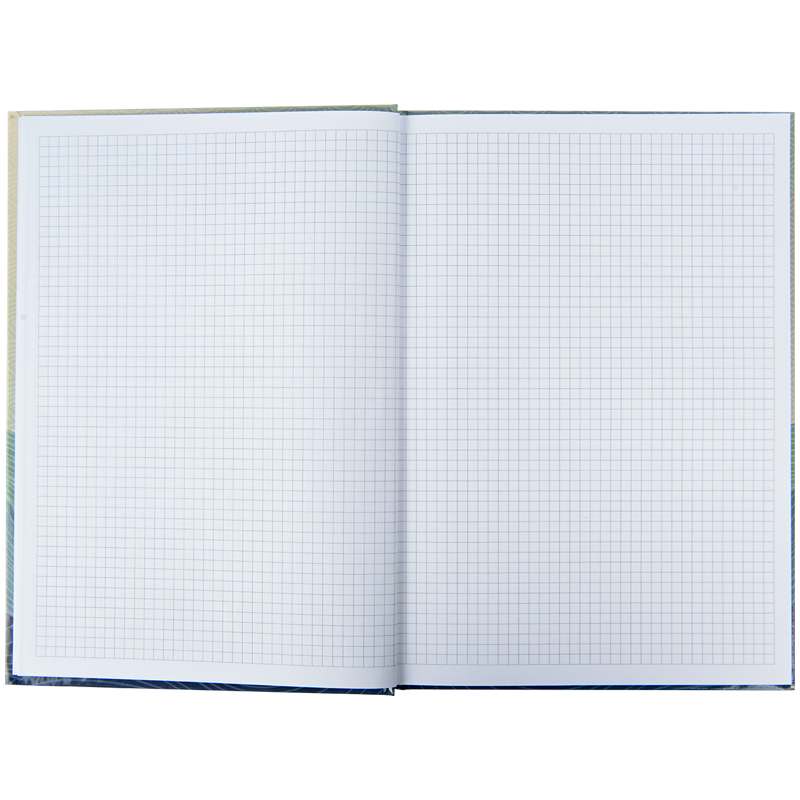 Книга записна Waves А4 96 арк, кліт., синя, 8422-562-A 2