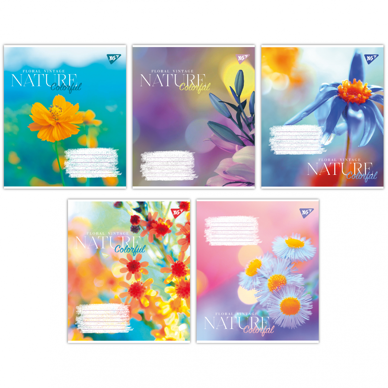 Тетрадь 18 кл. YES Nature colorful, 766972