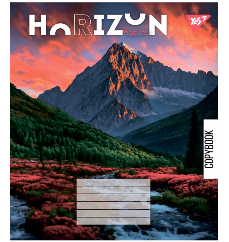 Тетрадь 60 кл. YES Horizon nature, 767144 4