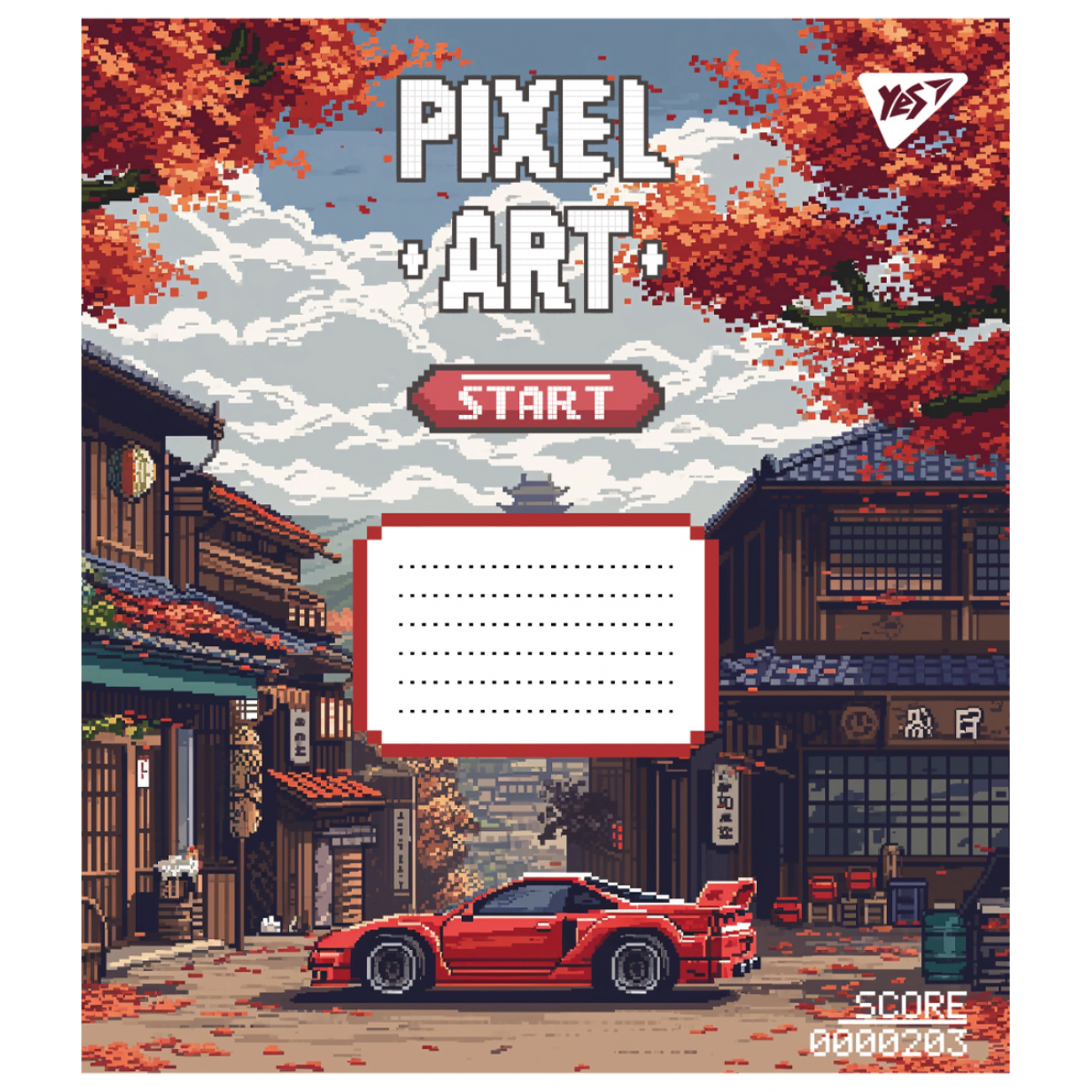 Зошит 12 кос. YES Pixel art, 767212 5