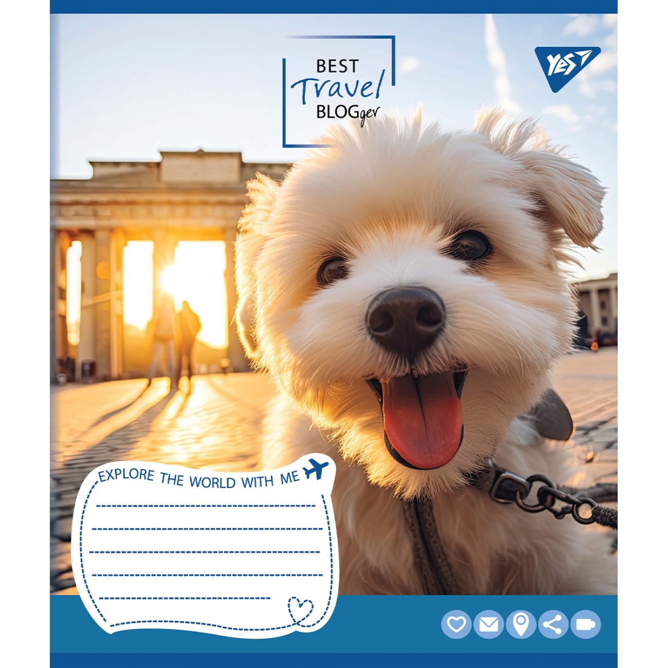 Тетрадь 18 кл. YES Best travel blogger, 766967 2