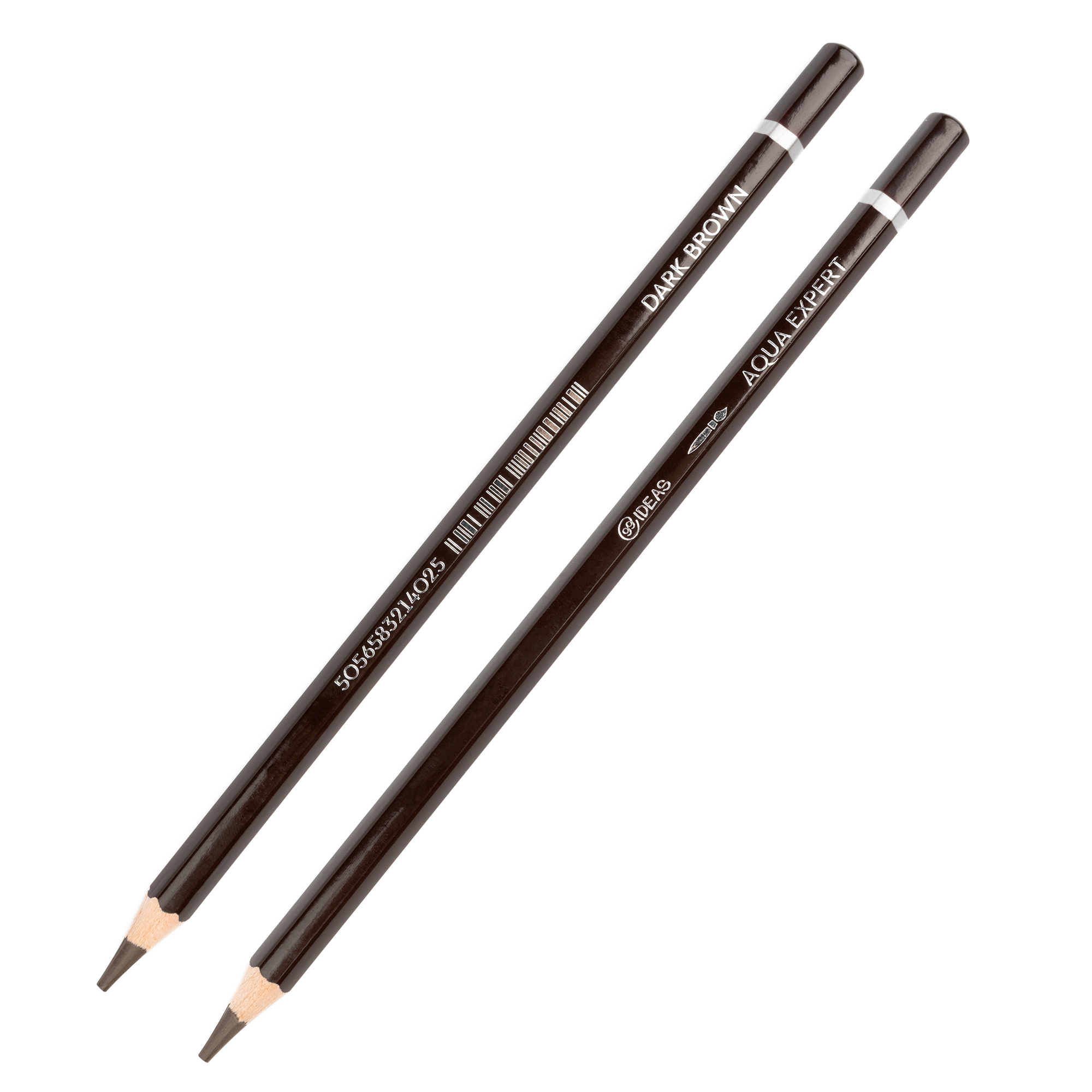 Олівець акварельний 99IDEAS "Aqua Expert", Dark Brown/Темно-коричневий, 99AE-DBRWN
