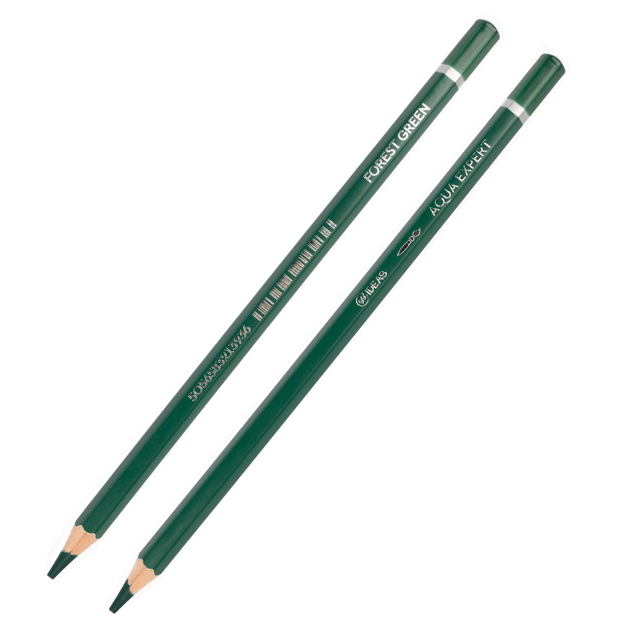 Олівець акварельний 99IDEAS "Aqua Expert", Forest Green/Зелений ліс, 99AE-FORGR