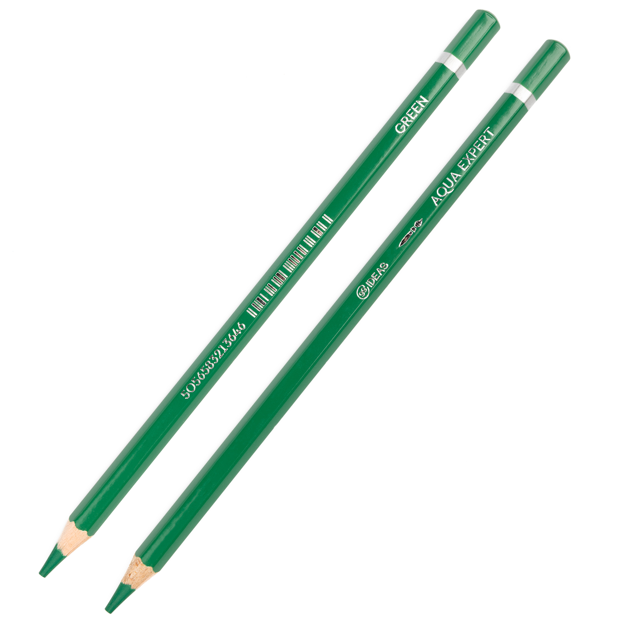 Олівець акварельний 99IDEAS "Aqua Expert", Green/Зелений, 99AE-GREEN