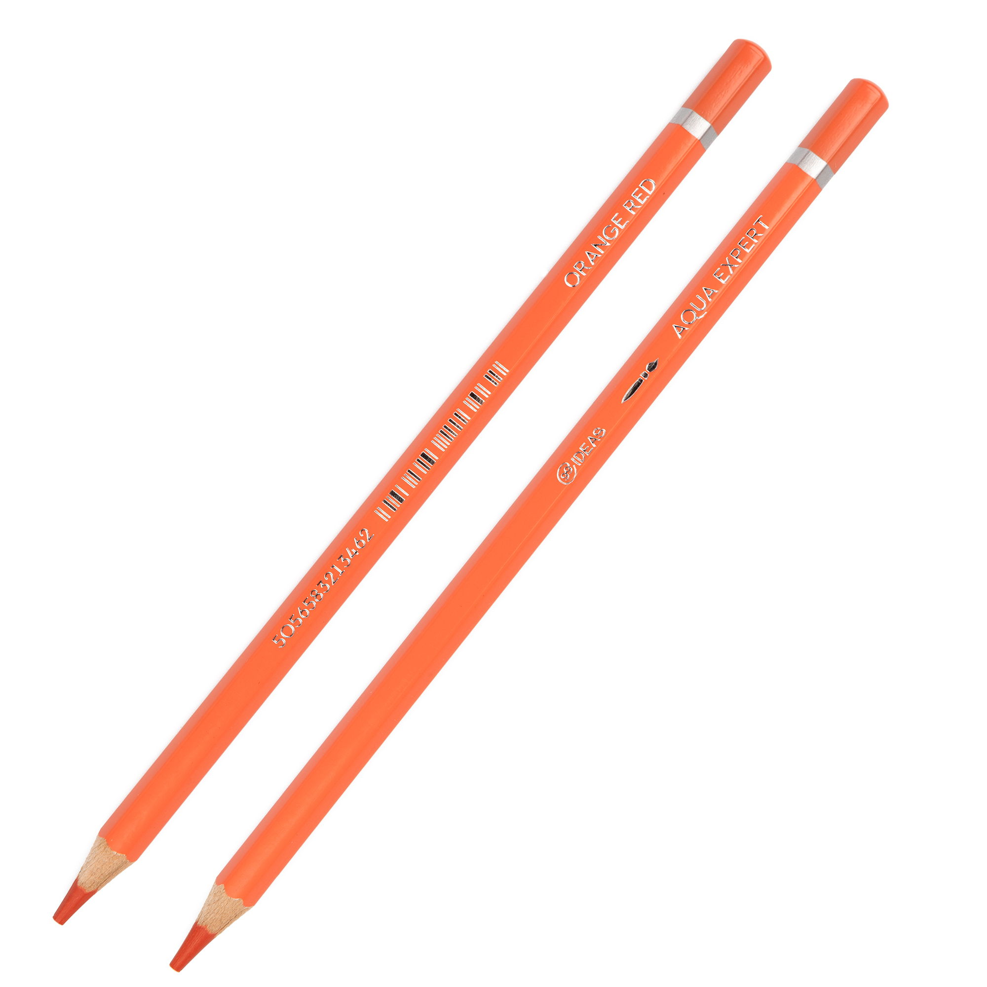 Олівець акварельний 99IDEAS "Aqua Expert", Orange Red/Помаранчево-червоний, 99AE-ORRD