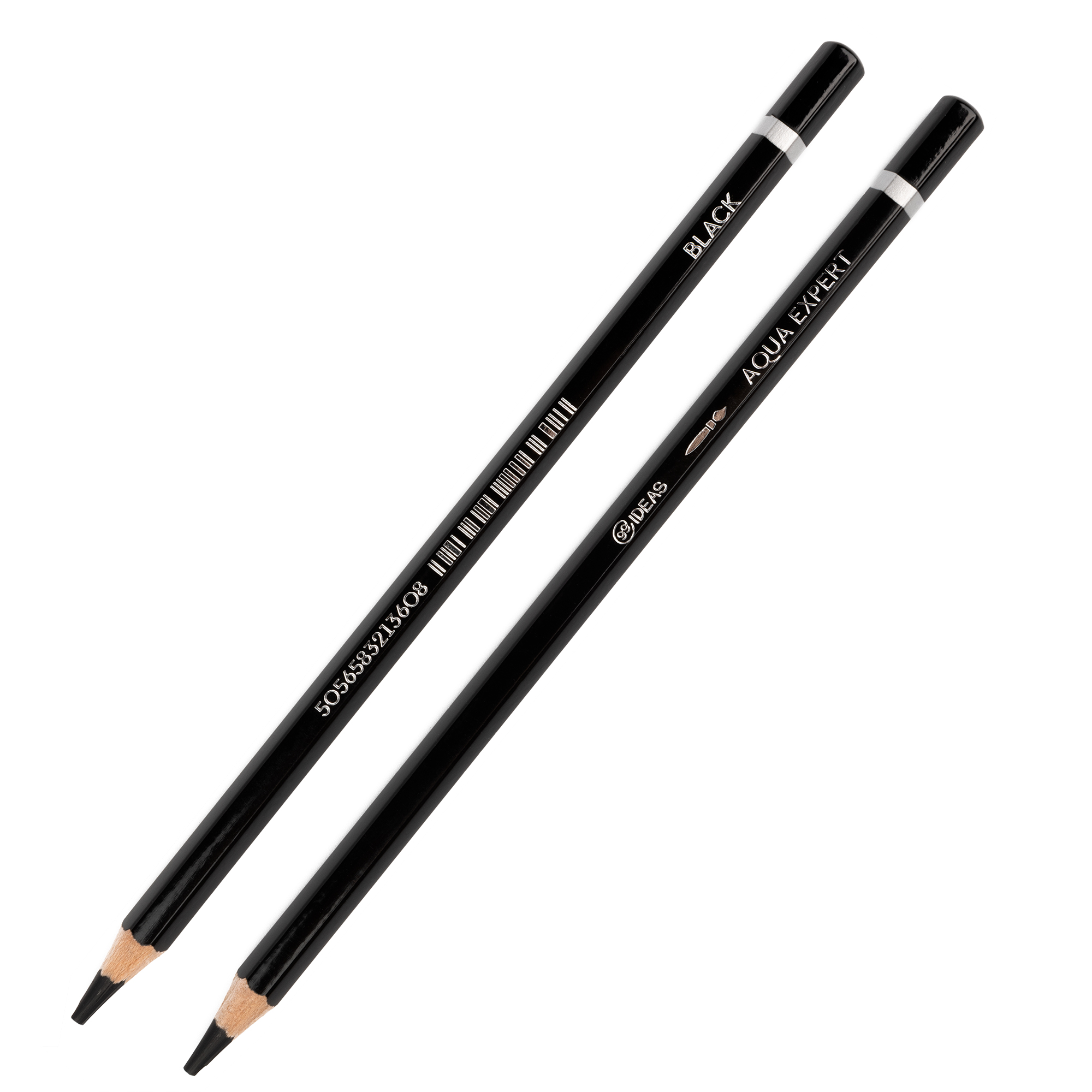 Олівець акварельний 99IDEAS "Aqua Expert", Black/Чорний, 99AE-BLACK