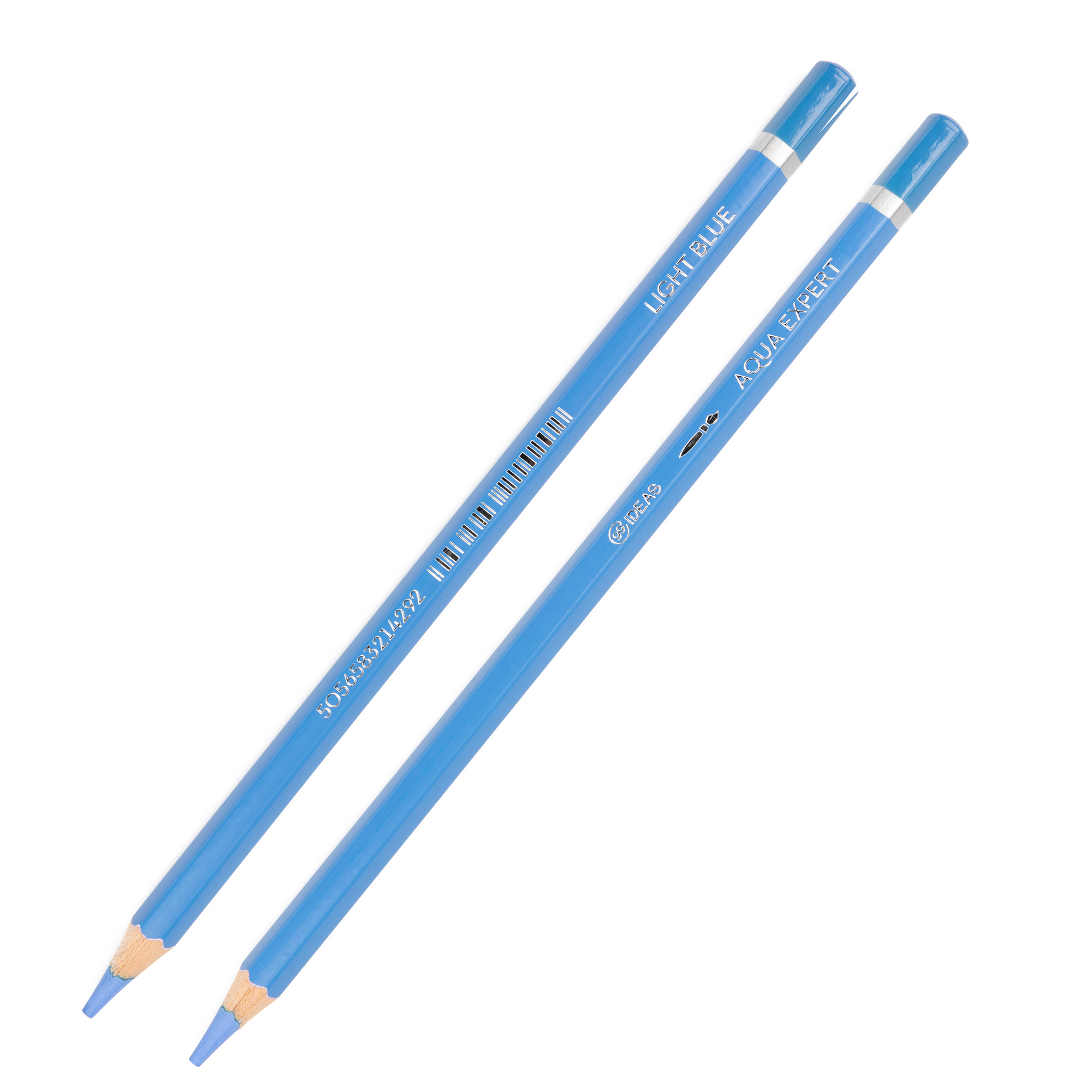 Карандаш акварельный 99IDEAS "Aqua Expert", Light Blue/Светло-голубой, 99AE-LBLUE