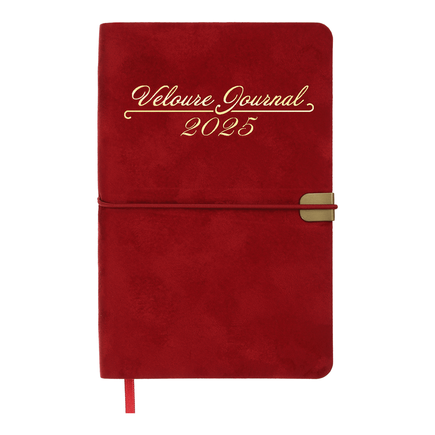 Ежедневник датированный A6, 2025, Velour, красный, BM.2512-05